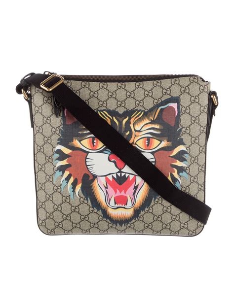 gucci black cat green|white gucci handbag.